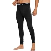 Men's 100% Merino Wool Base Layer Thermal Bottom | Thermal Long Johns Pants for Men, Outdoor Base Layer Bottom for Winter Work, Hiking, Skiing &amp; Cold Weather Activities