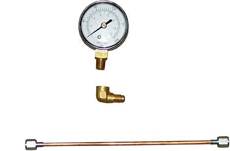 Amazon.com: Universal Oil Burner Pressure Test Gauge with 90° Elbow and Mini-Line: Home Improvement