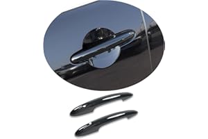 MINI F56 F57 Gloss Black Door Handle Covers, Door Handle Trim for Mini Cooper One/S/JCW F56 Hatchback F57 Convertible(Gloss B
