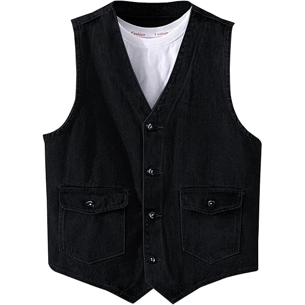 Gilet En Jean Wrangler Homme - Non Doublé, Style Western, 100% Coton