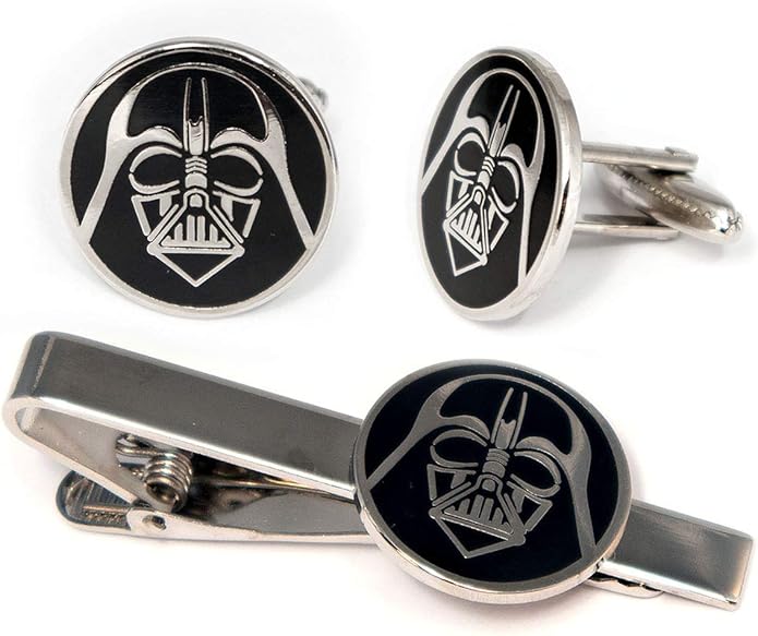 SharedImagination Darth Vader Tie Clip, Star Wars Cufflinks