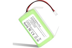 REACELL RVBAT850 Battery for Shark Battery, Compatible for Shark Ion Robot R75, RV761, RV850C, RV1000S, RV1100VL, RV101AE, UR1000SR, RV700_N, RV720_N (NOT for 3-Prong Connector)
