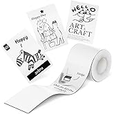 NIIMBOT Photo Papers Only for B21 Pro 300DPI Label Maker, Thermal Picture Labels Good Idea to Print Photos, Beauty Memories, Note,List (2.13''x3.15''-54x80mm)