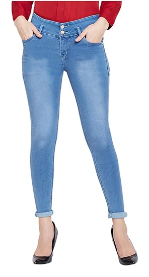 purple feather jeans