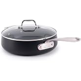 All-Clad HA1&reg; Expert Nonstick 6 Qt. Saut&eacute; Pan with Lid, Induction Ready | Saut&eacute; Pan for one-pan meals, Scratch-Resistant Exterior, Dishwasher safe, Oven Safe up to 500&deg;F