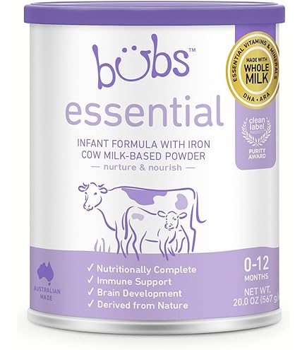 Amazon.com: Bubs 365 Day Grass Fed Infant Formula with Iron, Cow