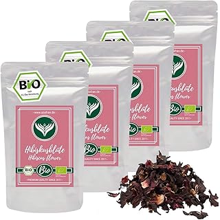 Azafran BIO Hibiskusblüten, Hibiskus ganz getrocknet, ideal als Hibiscus Tee 1kg