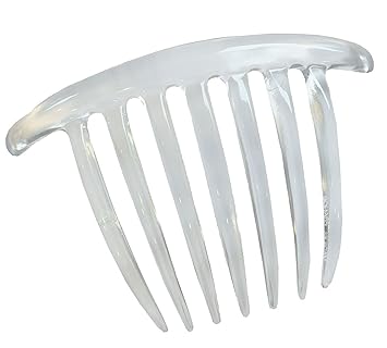Amazon Com Parcelona French Twist 7 Teeth Large Clear Set Of 2