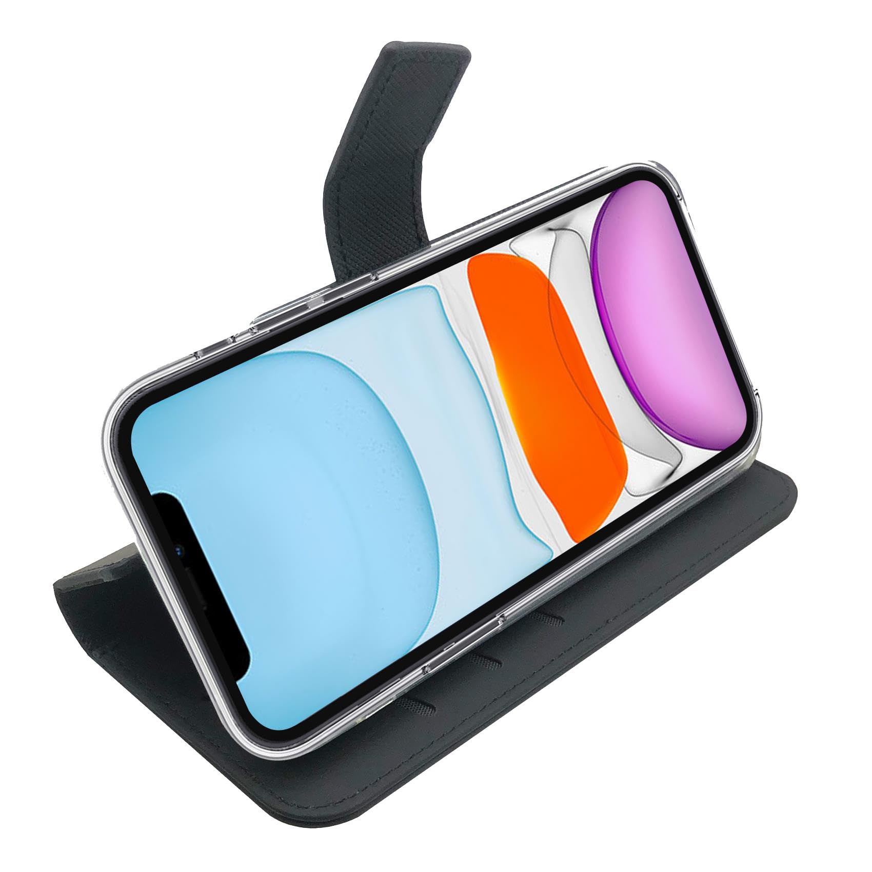 Celly WALLY CASE FOR IPHONE 11 COLOR BLACK — image 1