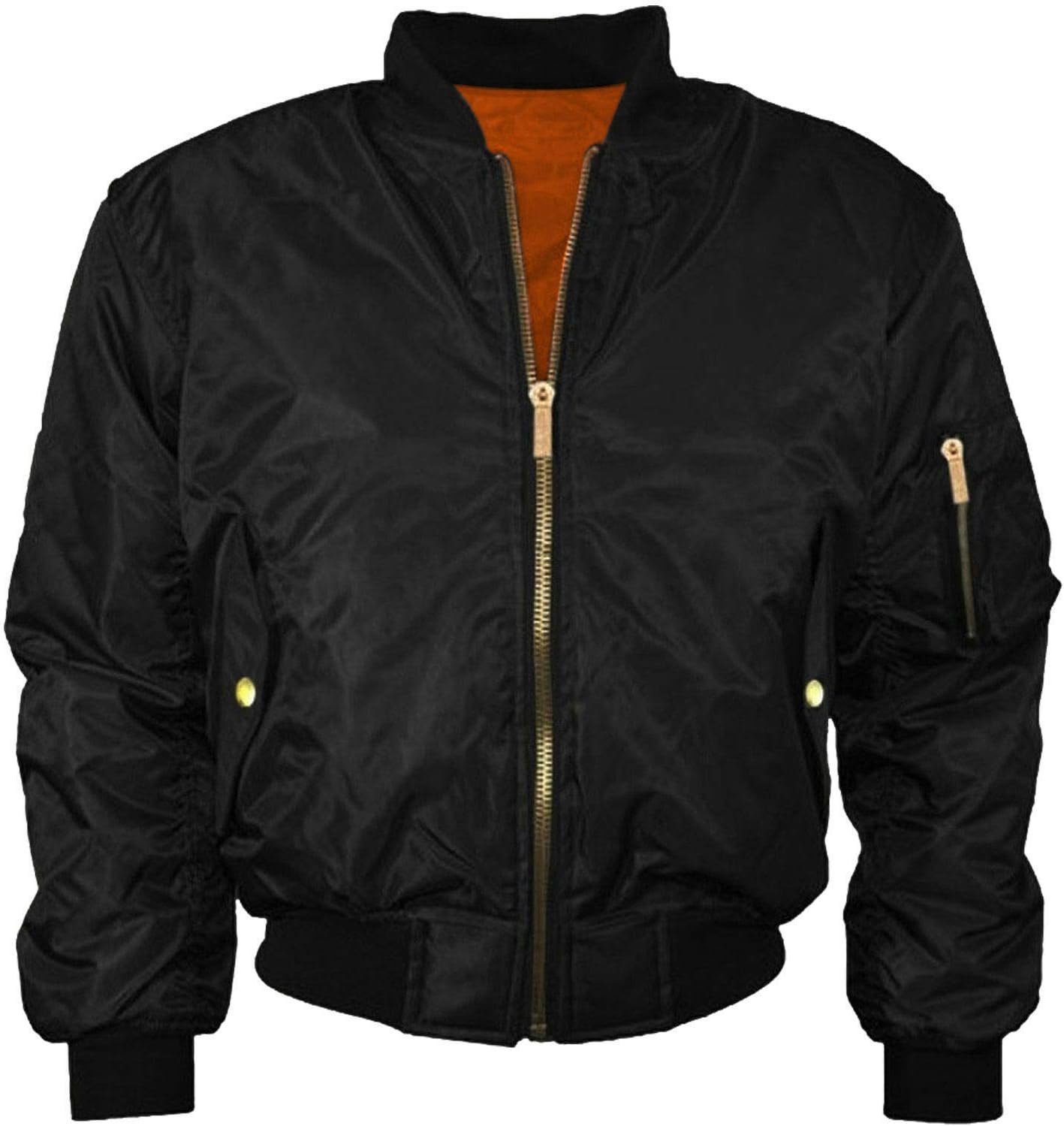 Ladies Classic harrington MA1 Padded Bomber Jacket Pilot Vintage Zip Up Biker Coat Stylish XS S M L XL