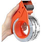 Swihauk 1.88 in x 66.6 YDs Heavy Duty Packing Tape with Dispenser, Strong &amp; Durable Shipping Tape, Packaging Tape, Clear Package Tape for Shipping Moving Storage and Mailing, 1 Roll + 1 Dispenser
