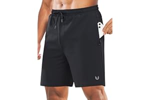 NORTHYARD Men's Athletic Running Shorts with Zip Pockets Workout Lightweight Sports Hiking Tennis Gym 7" Quick Dry Shorts