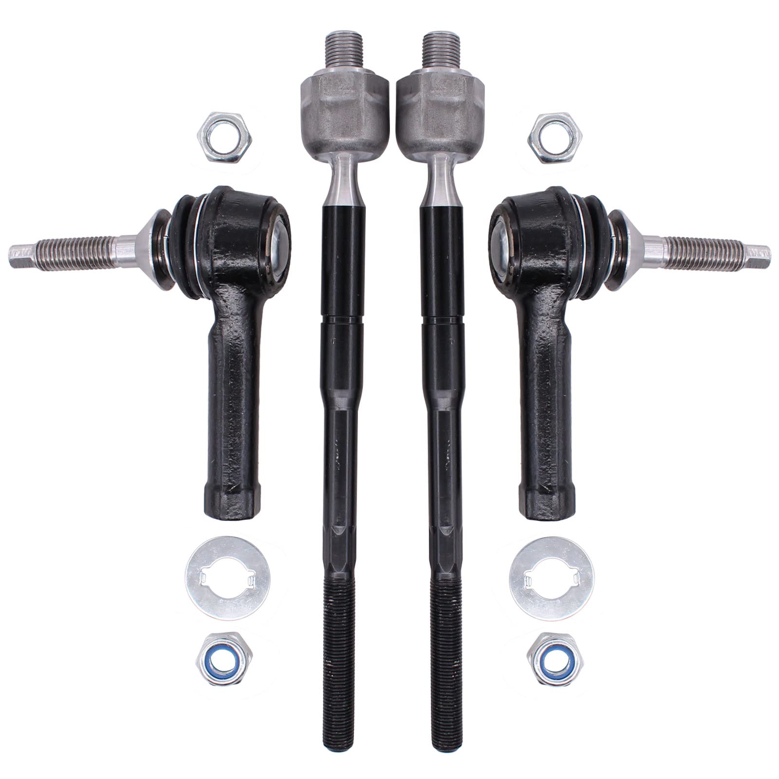 Photo 1 of NewYall Inner and Outer Front Left Right Steering Tie Rod End Set for Explorer 11-17, Police Interceptor Sedan 13-18, Police Interceptor Utility 13-16, Special Service Police Sedan 14-18, MKT 17-19
