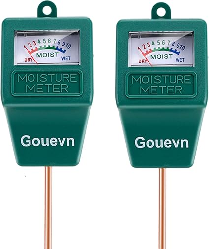 Amazon Com Gouevn 2pack Soil Moisture Meter Hygrometer Soil Plant Water Meter Plant Moisture Meter Indoor Outdoor For Potted Plants Lawns Succulent No Batteries Required Garden Outdoor