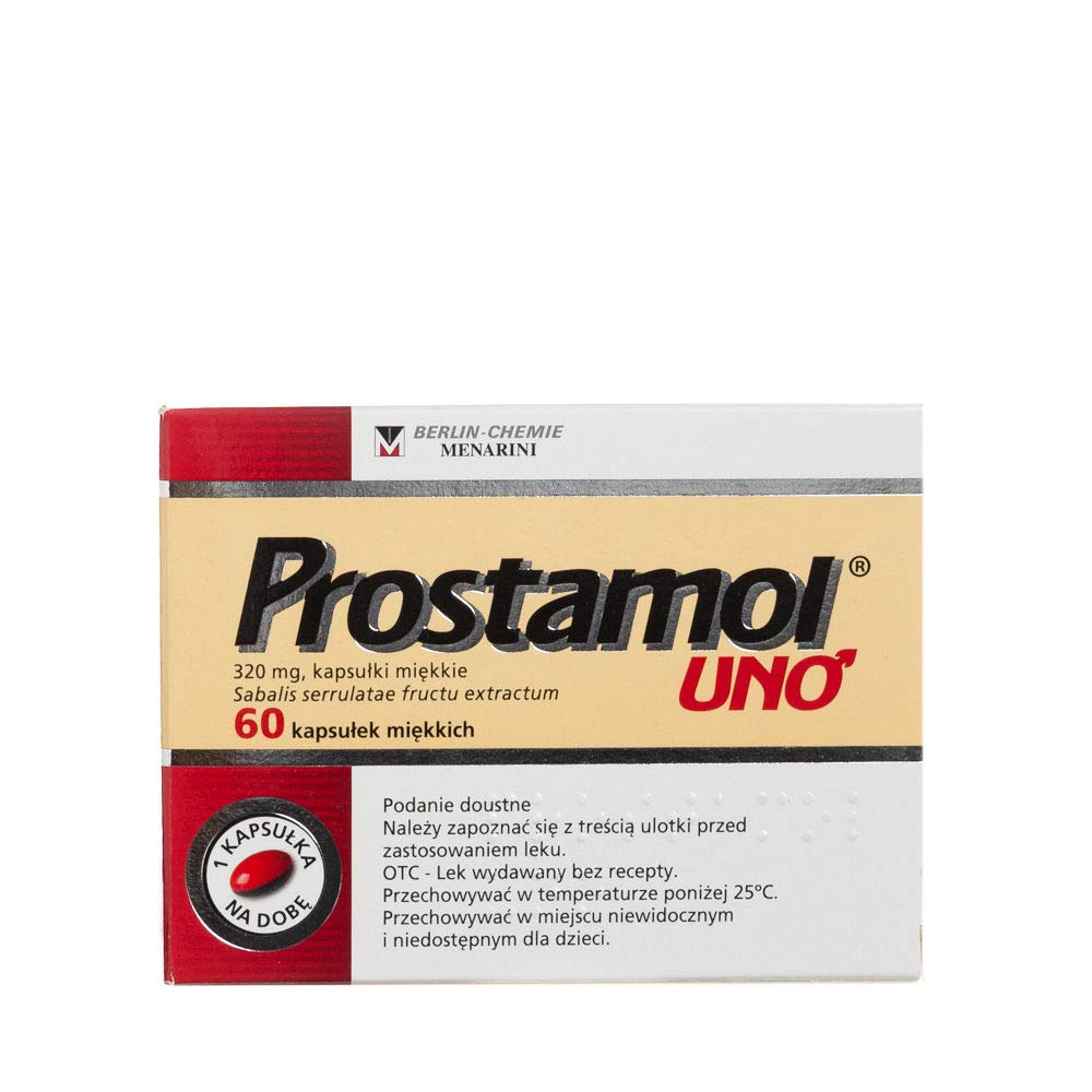 Amazon.com: PROSTAMOL UNO 60 CAPS - Reduce Prostate Gland Adenoma Symptoms - Natural Ingredients: Health & Personal Care