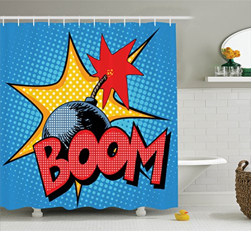 Retro Boom Bomp with Flame