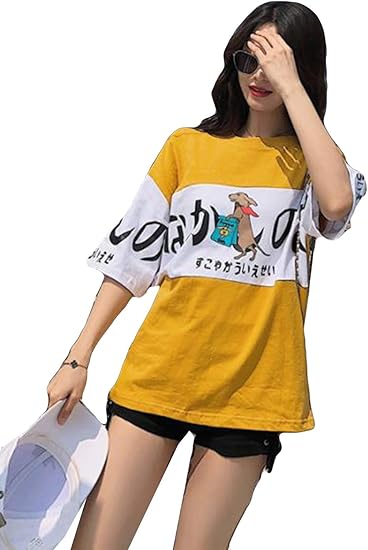 Amazon Debangni半袖tシャツ レディース 夏 カットソー 綿 韓国風 tシャツ ゆったり おしゃれ 夏物トップス プルオーバー 可愛い 原宿風 bf風 Tシャツ カットソー 通販 Amazon Debangni半袖tシャツ レディース 夏 カットソー 綿 韓国風 tシャツ ゆったり おしゃれ 夏物トップス プルオーバー 可愛い 原宿風 bf風 Tシャツ カットソー 通販