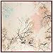 YOUR SMILE Silk Like Scarf Women's Fashion Pattern Large Square Satin Headscarf (Branch painting)