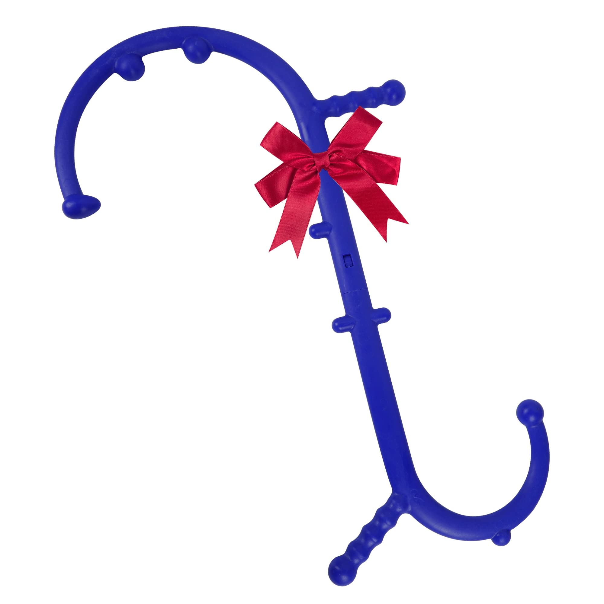 Photo 1 of Massage Point Cane, Body Deep Tissue, Handheld Back, Neck, Shoulder, Leg and Feet Massager Rod, Muscle Release Tool Self Massage Hook Cane for Women & Men, Blue