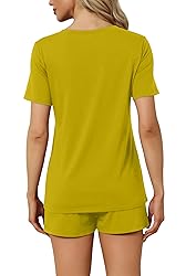 RUBZOOF Women's Short Sleeve Pajama Sets with