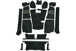 MG MGB Roadster Replacement Interior Carpet Kit Black