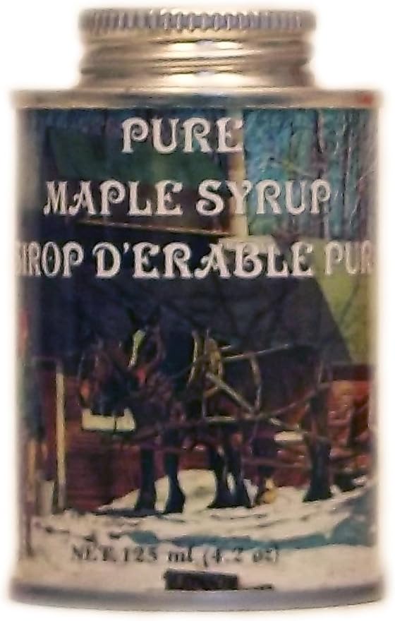Ferguson Farms 100% Pure Vermont Maple Syrup, Grade A Fancy Light, Round Tin 4oz