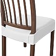 FORCHEER Dining Chair Seat Covers Set of 4,Velvet Stretch Seat Protect Covers, Chair Seat Cushion Covers for Dining Room Wodern Chairs The Seat Only.
