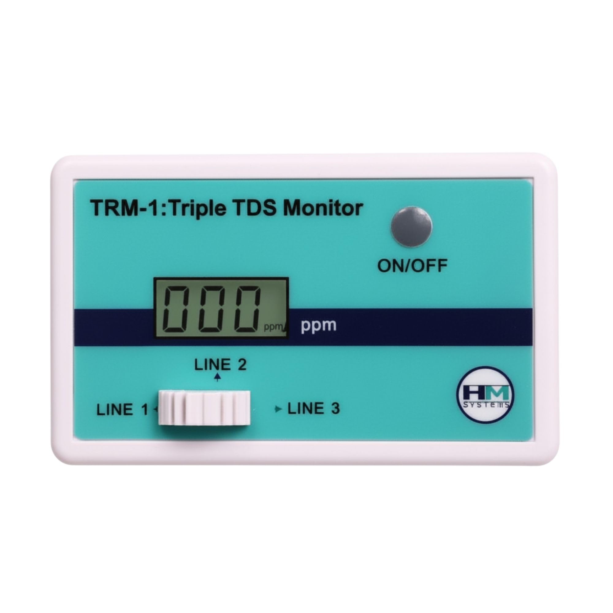 HM Digital Triple Inline RO/DI TDS Monitor with 1/4 inch T-Fittings