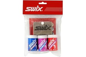 Swix Classic Nordic Ski Wax Pack with 3-Kick Wax and Cork, 8 x 8-Inch