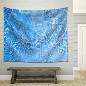 Fresh Water Background - Fabric Wall Tapestry Home Decor - 51x60 inches