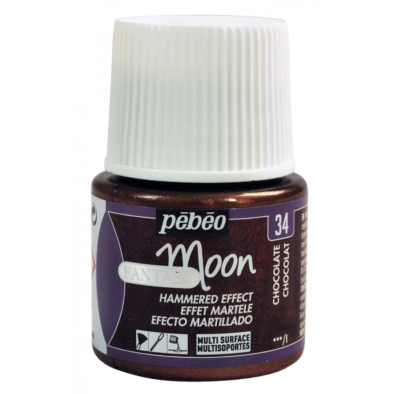 PEBEO 167034 45 ml fantasy Moon, Chocolate, brown