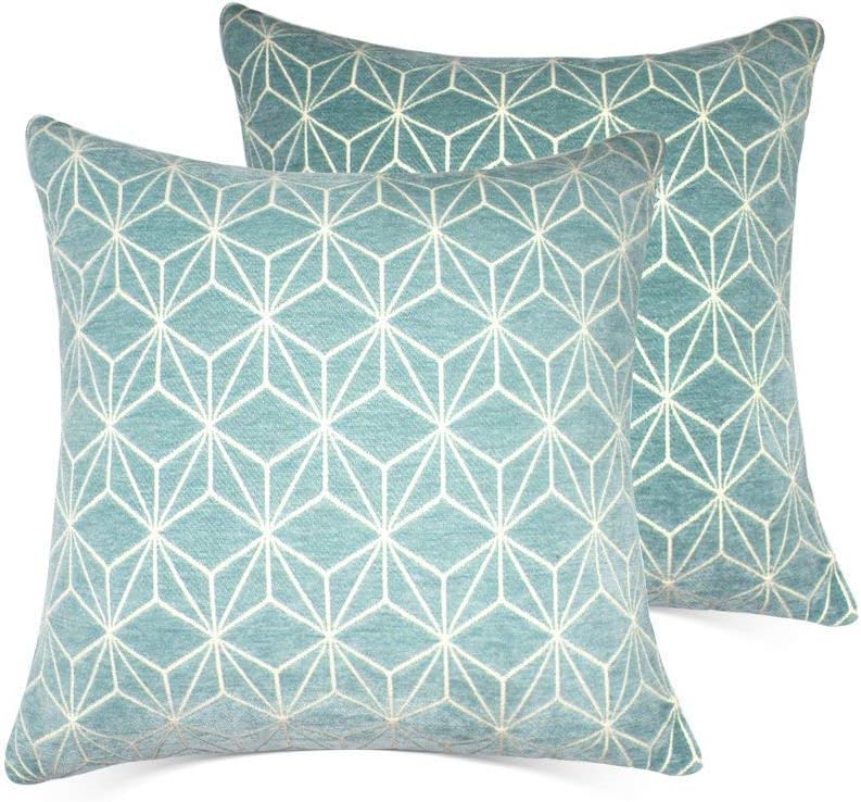 MRNIU Set of 2 Decorative Cushion Covers 20 X 20 inch Throw