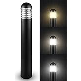 LightingLabs Led Bollard Landscape Lighting 20 Watts 40 Inch 3CCT 3000/4000/5000K 120-277V Outdoor Pathway Light Wired Ideal 