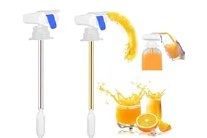 XING CHEN HAI YANG Milk/Drink Dispenser,Electric Tap,Water Bottle Dispenser, Automatic Drink Dispenser,Portable Beverage Dispenser,Suitable for Outdoor and Home Kitchens(2 Pack )