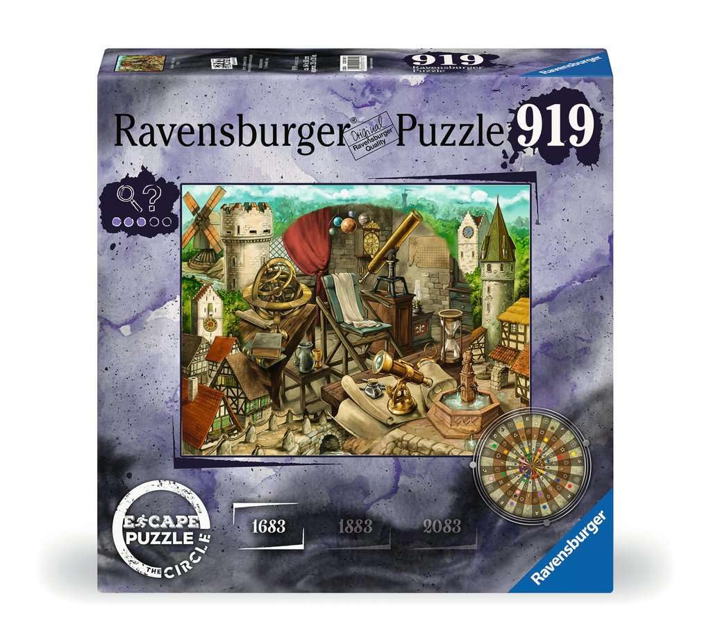 Ravensburger - Puzzle The Circle 1683, Escape the Circle, Escape Room, Solve cases, Puzzle 920 Pieces, Puzzle Adults, Puzzle, Adult gifts, 70x50cm