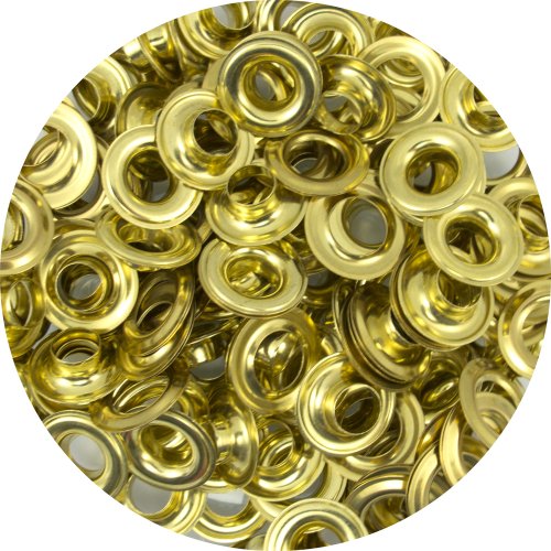 Springfield Leather Company Solid Brass 3/8" Grommets 100 Pack