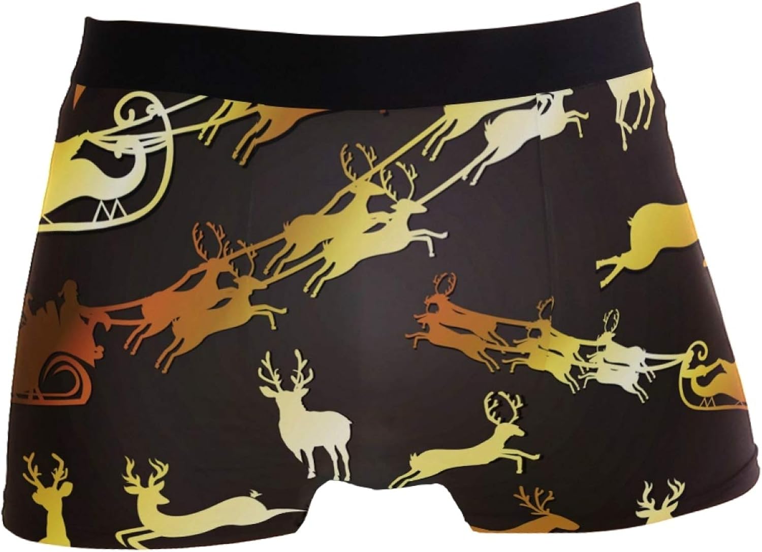 SXXL Mens Boxer Briefs Boxers Underwear Comfort Deer Running at Amazon
