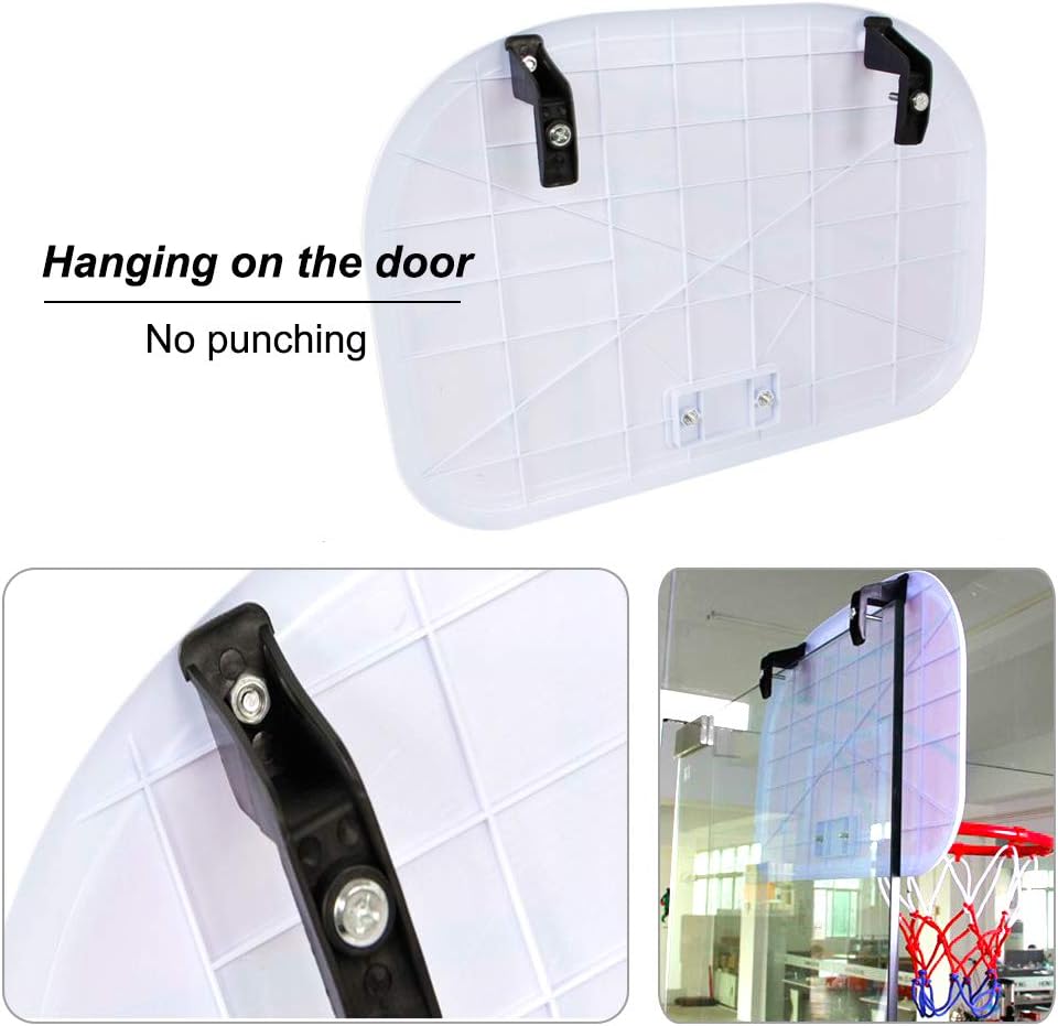 Dreamon Kids Basketball Hoop and Backboard Set,Wall Mounted with Net Ball and Pump Portable Indoor Outdoor Sport Toys for Kids: Sports & Outdoors