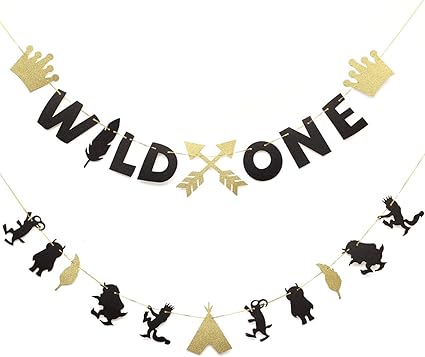 Amazon Com Cooper Life Wild One Banner And Wild Thing Garland