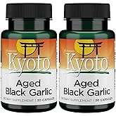 Swanson Aged Black Garlic 650 mg 30 Caps (2 Pack)