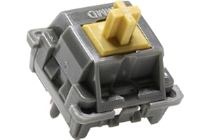 KPREPUBLIC MMD POM HT Tactile Switch 5pin RGB SMD 63.5g New Ver Switch for Mechanical Keyboard 60m All Pom Non Factory Lubed Long Spring (MMD HT Switch x110)