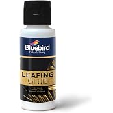 Bluebird Gold Leaf Adhesive 3.38 Fl Oz / 100ml Gilding Adhesive, Leafing Glue for Art and Craft