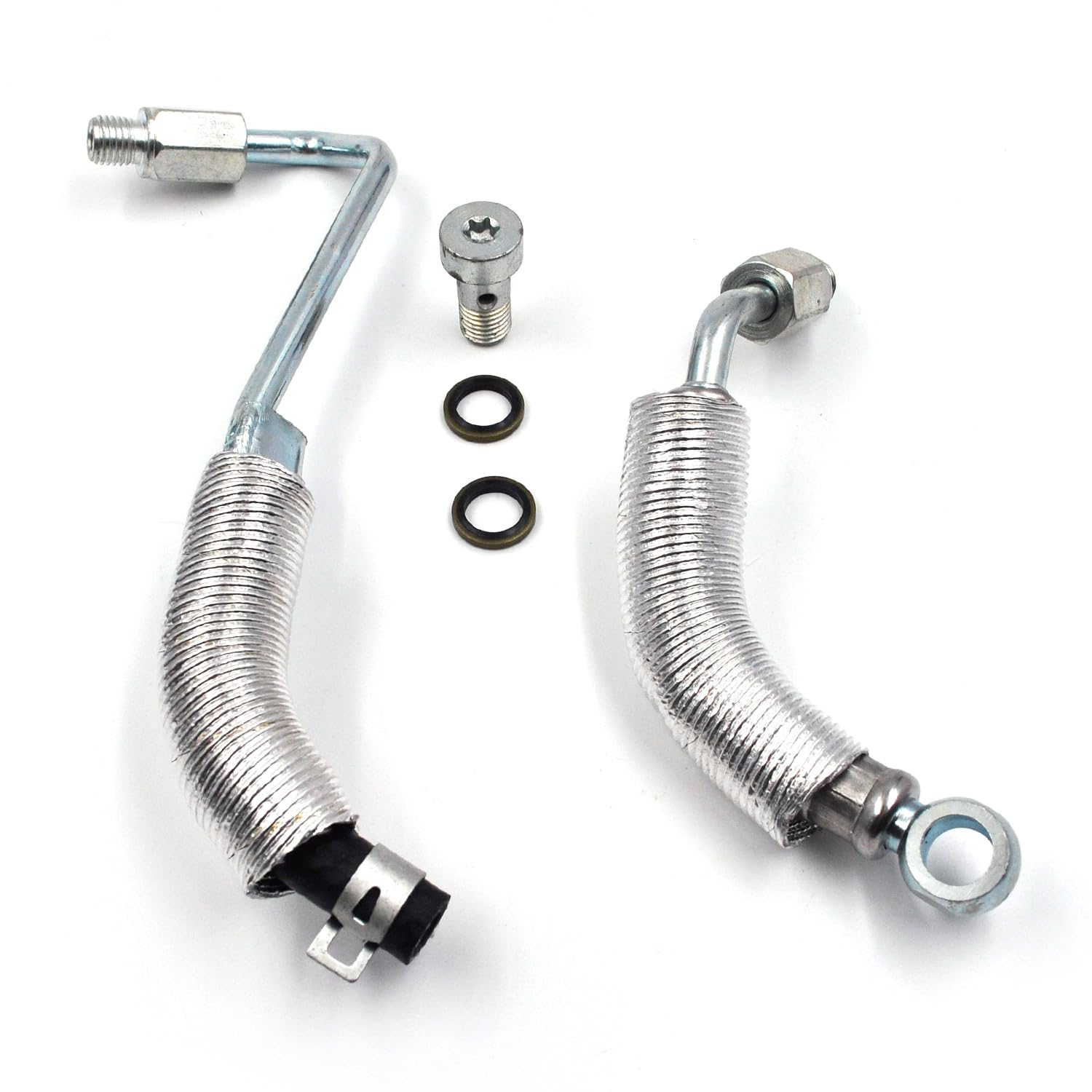 Photo 1 of Replace 55567067 55568031, Turbocharger Cooling Feed Line Pipe and Coolant Return Hose Line, Compatible with Chevy Cruze, Buick Encore