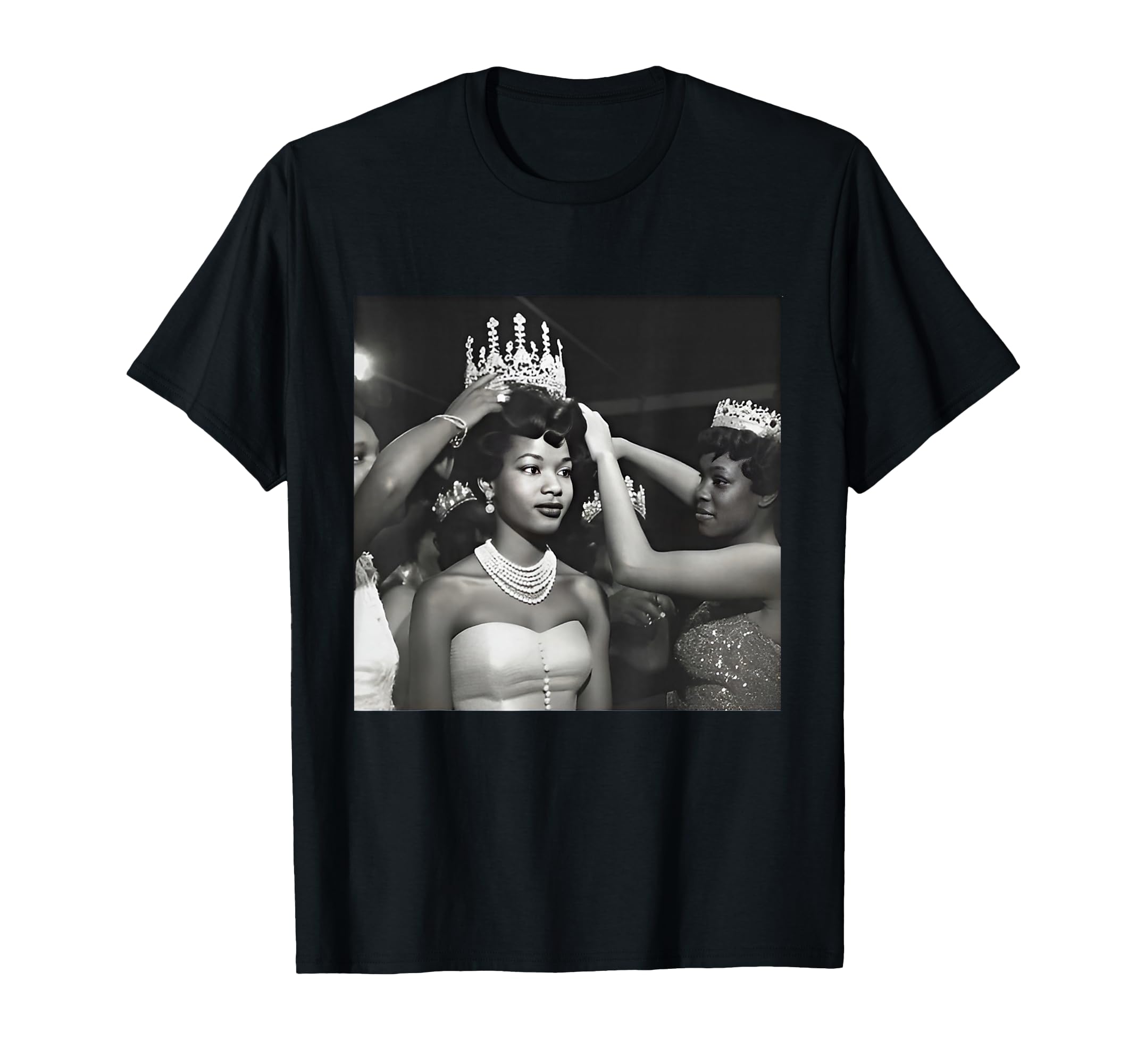 Photo 1 of Vintage Black Melanin Beauty Queen Black History Month T-Shirt Size Medium