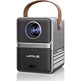 [Electric Focus] Mini Projector with 5GWiFi and Bluetooth, WIMIUS 1080P Outdoor Projector, Portable Movie Projector, 300" Scr