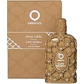 Orientica Luxury Collection Cafe Arabica Eau De Parfum - Amaretto, Ice cream, Coffee, Caramel, Tonka beans, Dry amber, Vanilla, Musk, Ambergris - Arabic Perfume for Men & Women - 2.7oz / 80ml