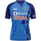 India 2022 T20 World Cup Cricket Fan Jersey - 100% Fast Dry Polyester (India Cricket 2022 - M-40)
