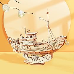 Rolife 3D Wooden Puzzles Model Kit for Adults to