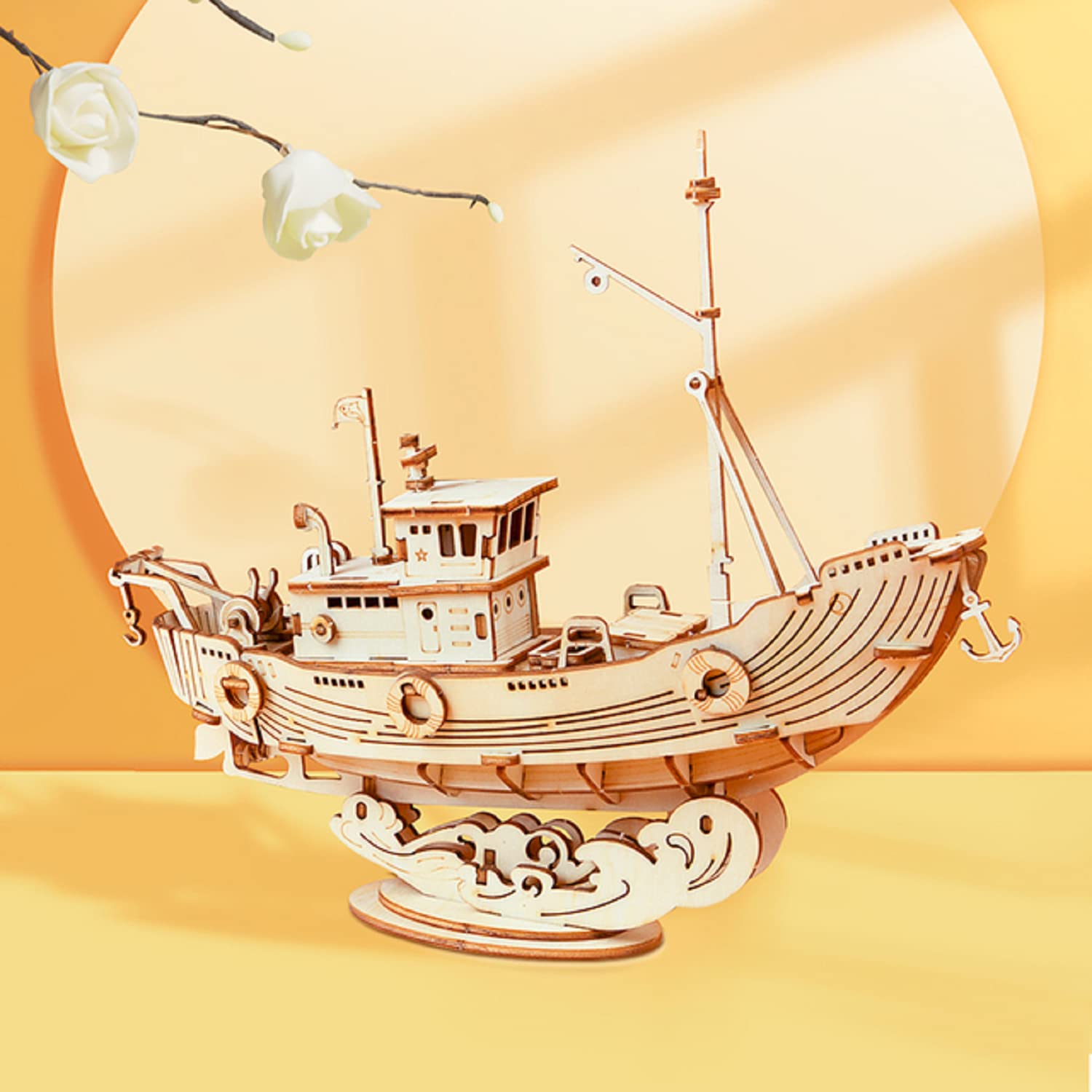 Rolife 3D Wooden Puzzles Model Kit for Adults to