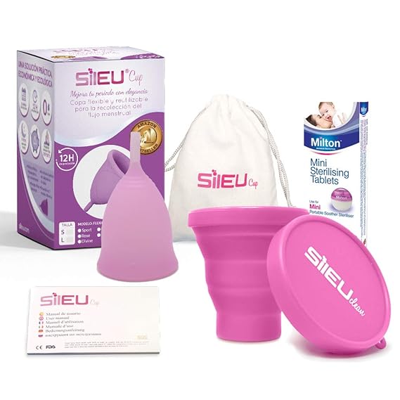 Copa Menstrual Sileu Cup Tulip Alternativa ecológica y